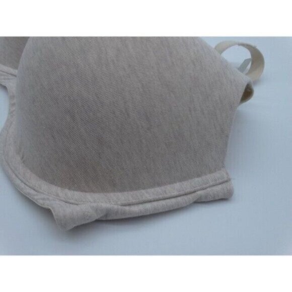 Ambrielle Women's Bra Beige Size 44DDD Underwire Cotton Bra Light Padding - Picture 4 of 7